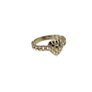 10K Yellow Gold Heart Ring