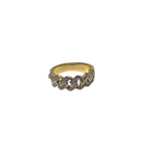10k Bague Monaco 7.5mm 0.40ct Diamants