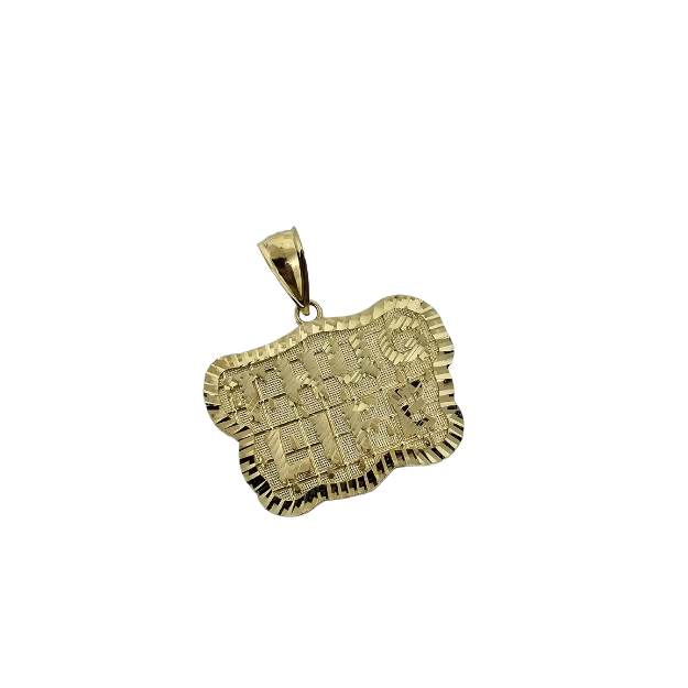 10k Gold Thug Life  Pendant New