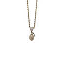 10K Yellow Gold Grenade Pendant with Rope Chain – Unleash Bold Style