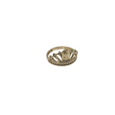 Golden Tiara: 10K Yellow Gold Tiara Ring for Women