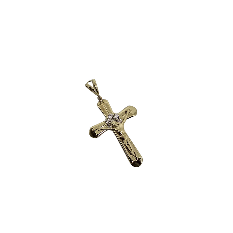 10K Gold Cross Pendant – A Symbol of Faith and Light