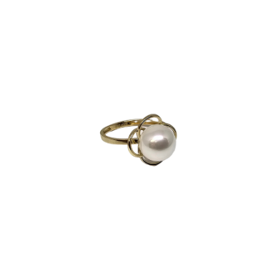 10k Gold Pearl Ring