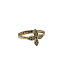 10k flower ring