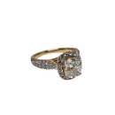 14k 3.08ct Cushion Shape VS Diamonds Ring