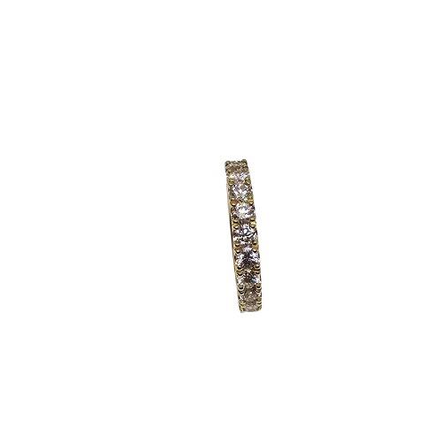 10k 3.00ct VS lab Diamond 4mm band