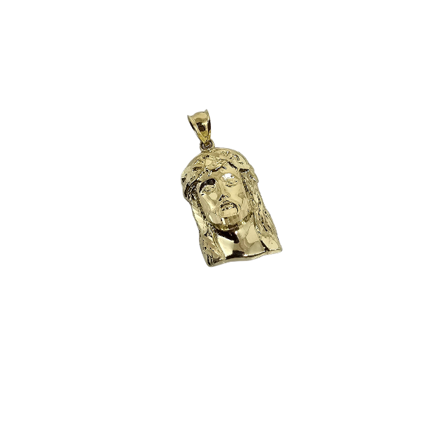 10k Gold Jesus Pendant New