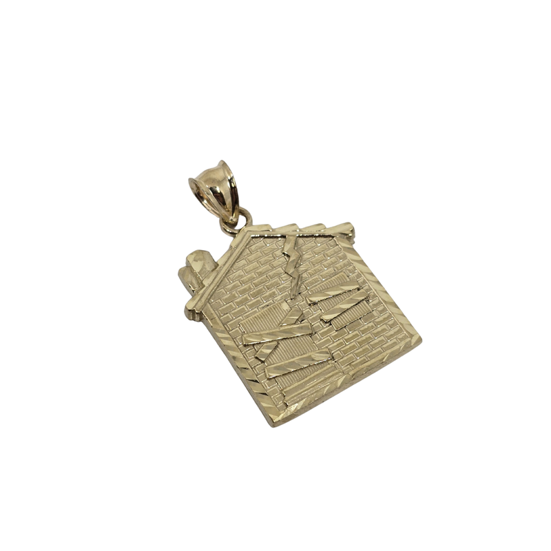 Trap House - 10K Gold  Pendant