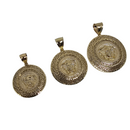 10k Gold  Medusa Pendant New