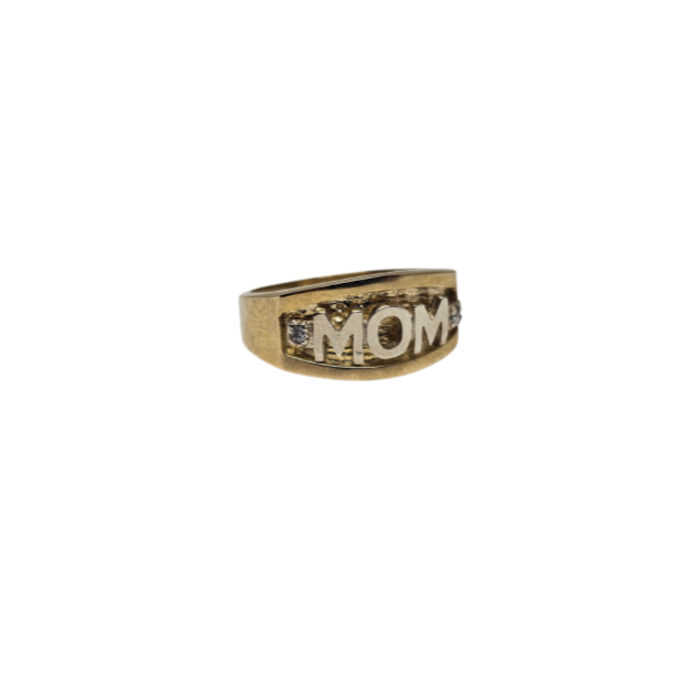 10k Gold Mom Ring