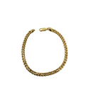 Bracelet en chaîne cordée avec diamants 10k