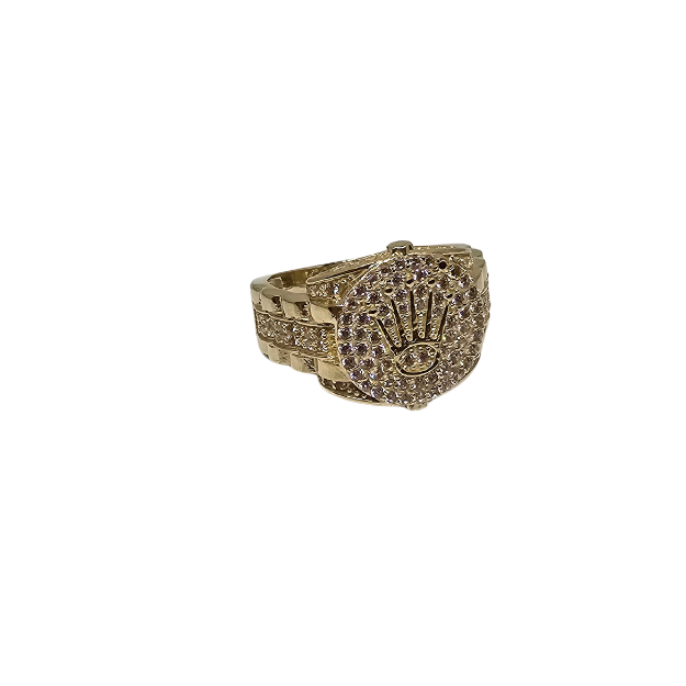 10K Gold Crown  Ring New CAL-008