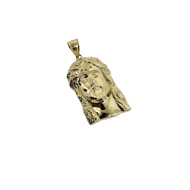 10k Gold Jesus Pendant New