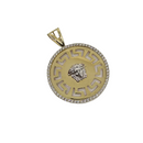 Pendentif Méduse 10k
