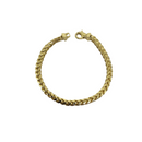 10k 5mm Franco Solid/Full Yellow Gold lock 360