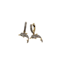 10k Dauphins Huggy's 0.15ct Diamonds