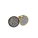 10K 0.53CT VVS/VS Diamond Stud Screw Back