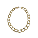 Bracelet gourmet coupe de diamand  or 10k NOUVEAU