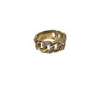 10k Gold Miami cuban link Ring
