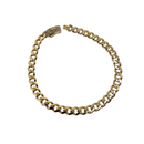 Bracelet en or jaune de Monaco 10k 5mm