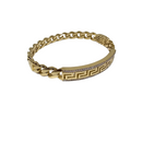 4.5mm Miami Cuban Link Bracelet or jaune 10K Box-002
