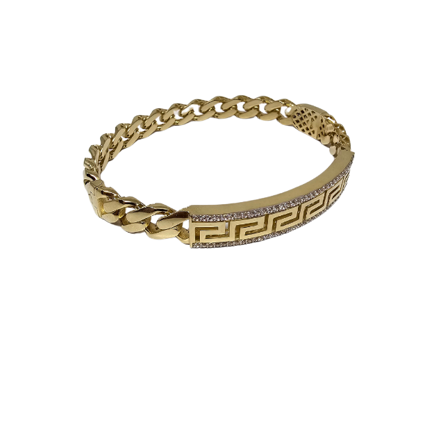 10K 6mm  Bracelet  Yellow Gold MBS-1089