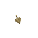 10K Gold Diamond  Pendant New