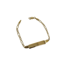 Bracelet Bébé Chaîne Figaro Or Jaune 10K BABY-002