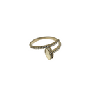 Twist Luxe – 10K Yellow Gold Statement Ring