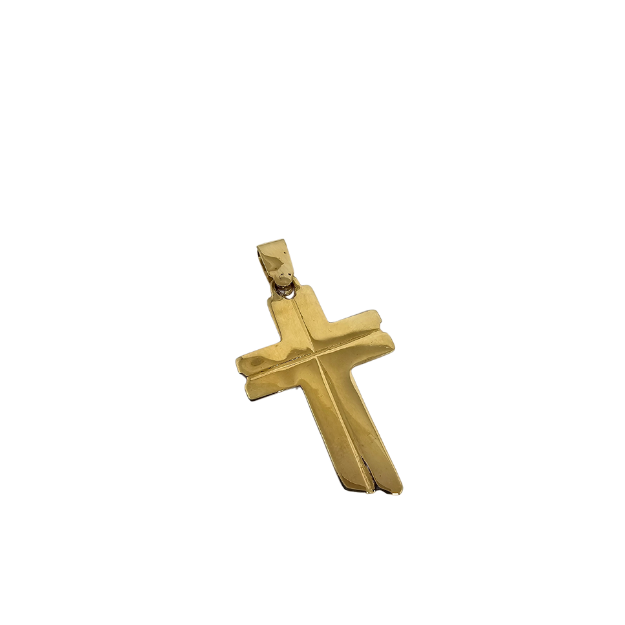 Pendentif croix en or 18k Elie