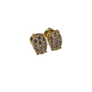 10K Yellow Gold Diamond Stud Earrings with 0.70 ct Natural Diamonds – Bold Elegance