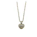 10k heart necklace