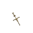 Sleek Gold Cross Pendant in 10K – Bold Faith, Modern Style