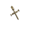 10k Gold Cross Pendant NEW CAL-069