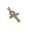 14k Cross Pendant  1.75ct Diamonds si NEW
