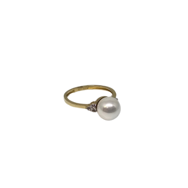 10k Gold Pearl Ring