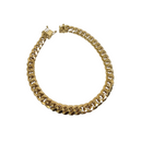 8mm Miami Cuban Link Bracelet 10K Yellow Gold CC-0009