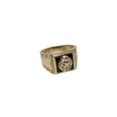Greek Legacy: 10K Gold Greek Design Comfort-Fit Men’s Ring