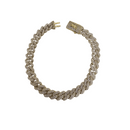 Bracelet en or jaune de Monaco 10k 5mm