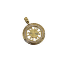 10k Gold  Medusa Pendant New