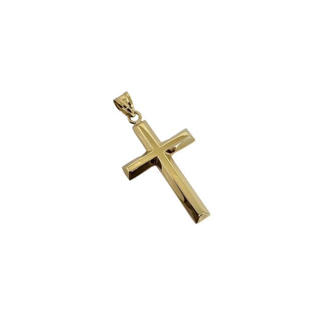 Pendentif Croix meduse  en or 10k CP017