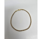 Stunning 10k Yellow gold 2 tones Franco Bracelet DREY-030