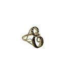 10k Letter E Ring