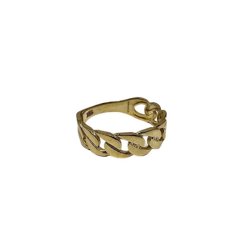 10k 6mm Curb Gold Ring