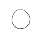 Bracelet torsade 10k 3mm or blanc