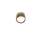 Real Power: 10K Yellow Gold Men’s Ring with Greek Medusa Design
