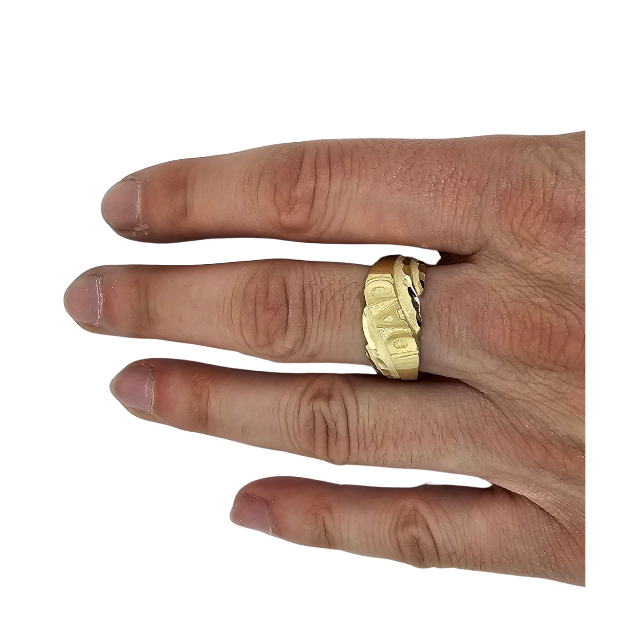 10K Gold DAD Ring