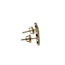 10K Yellow Gold Heart Earrings with 0.26 ct SI Diamonds – Elegant Sparkle