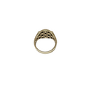 Crown Prestige: 10K Yellow Gold Men’s Ring with Iconic Emblem