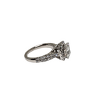 14k 2.96ct Cushion Shape VS Diamonds Ring